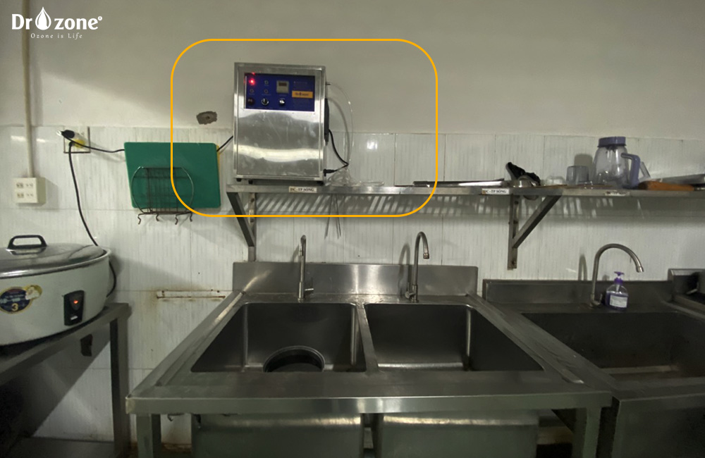 Máy khử trùng thực phẩm ứng dụng công nghệ ozone 