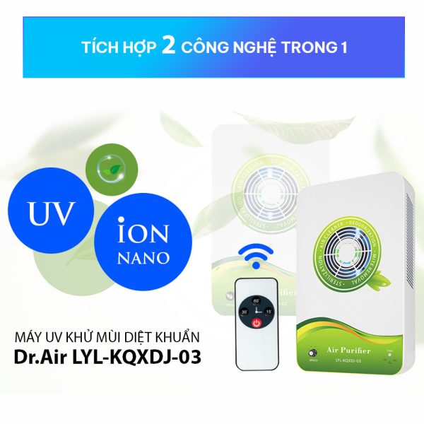 may ion plasma uv khu mui diet khuan dr air 5