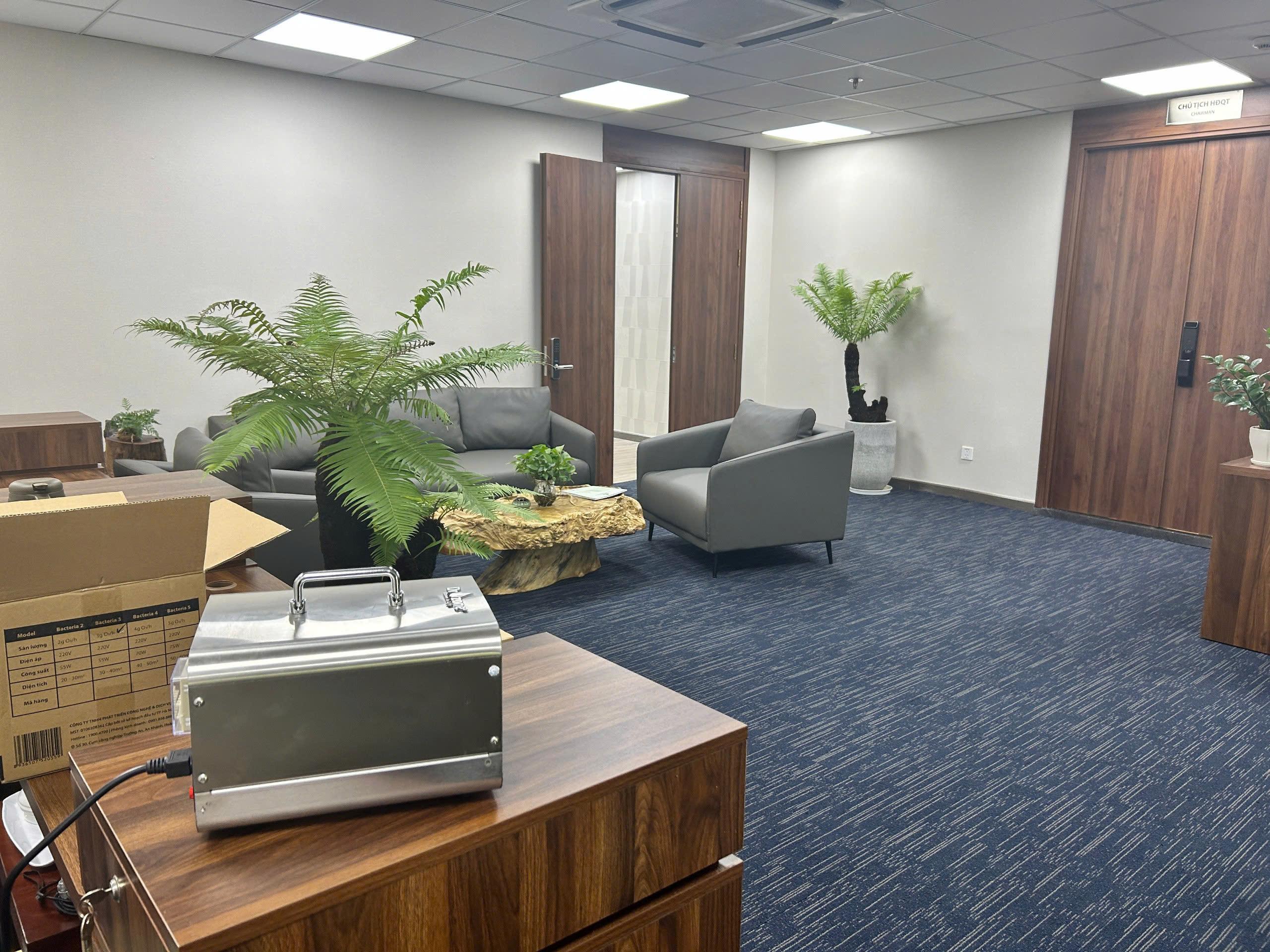 ozone dung cho chung cu