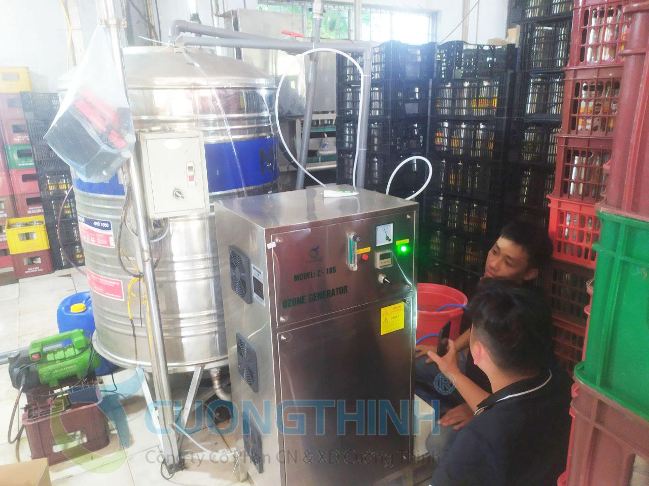 ung dung ozone trong san xuat do uong