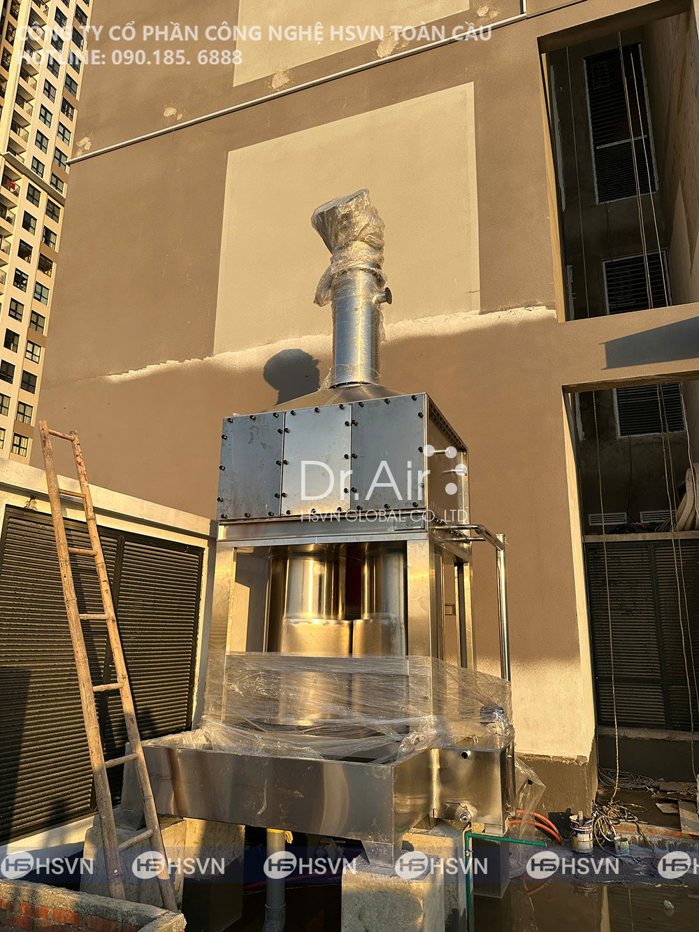 thap phun loc xoay xu ly khi thai dr air ts15000 6