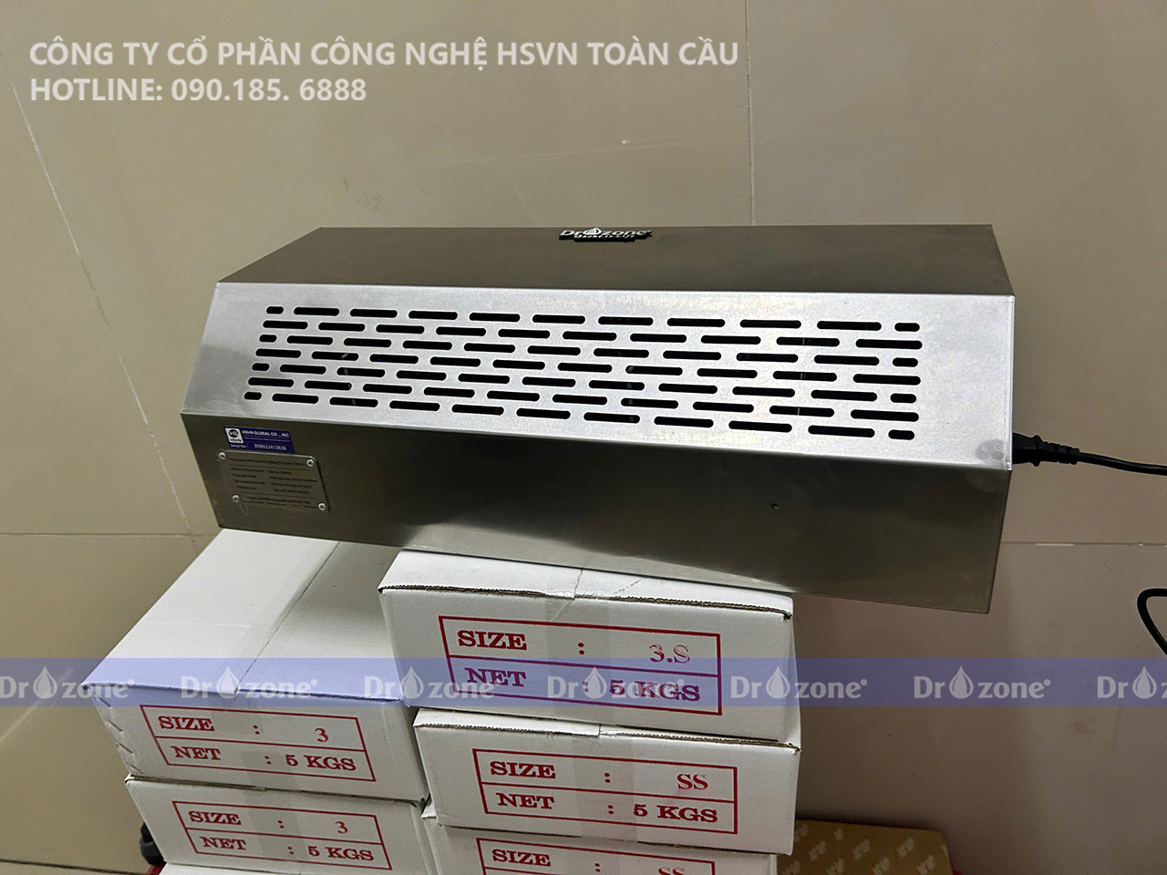 may ozone khu mui kho xuong dr ozone titan 5 4