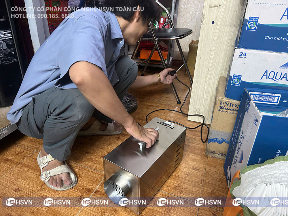 may ozone khu mui phong khach san dr ozone clean c pro 4