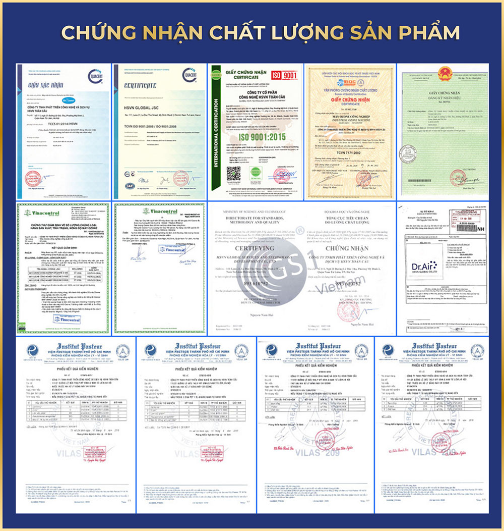 chung nhan san pham HS