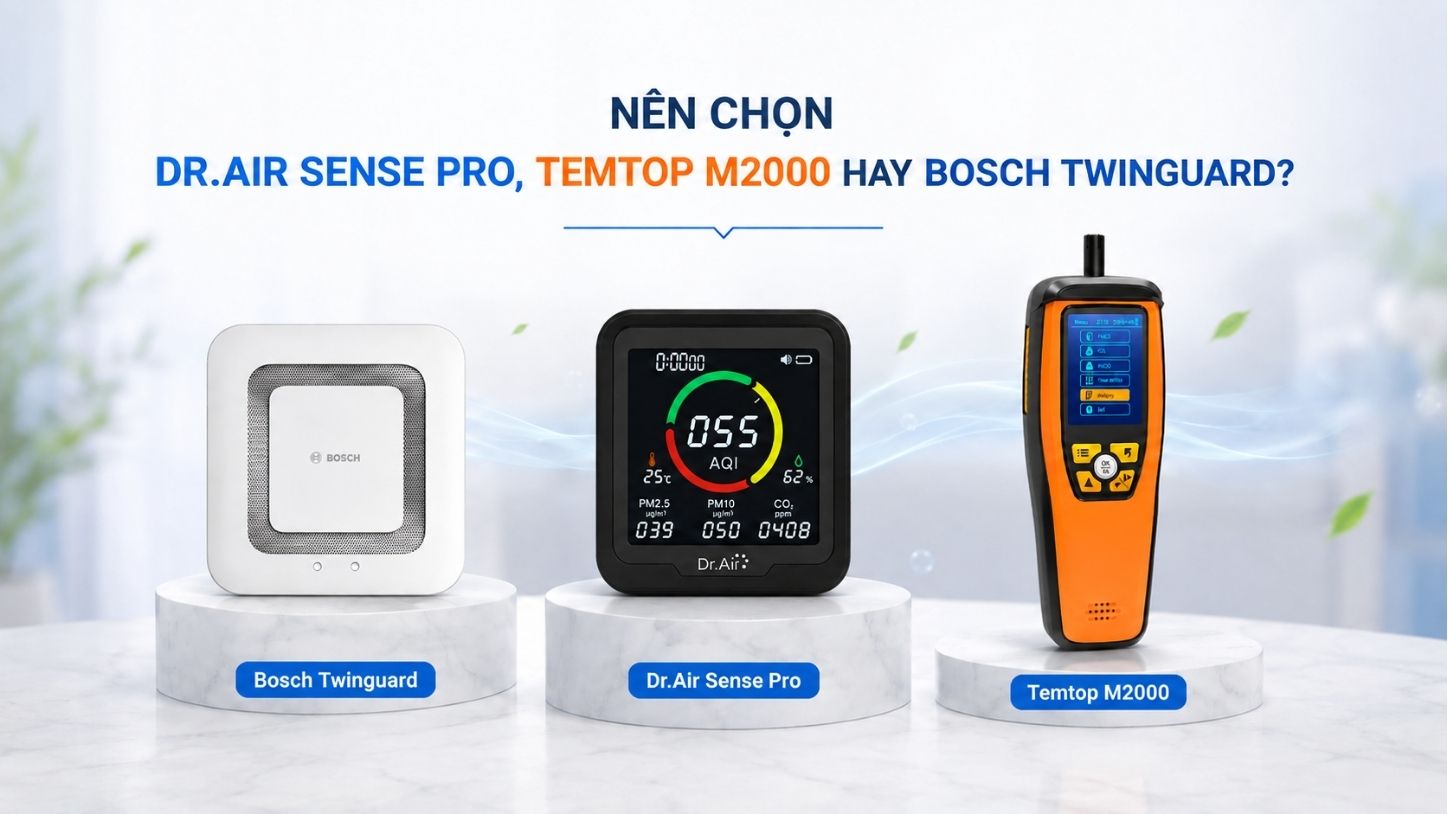 Nên chọn mua thiết bị đo chất lượng không khí nào?