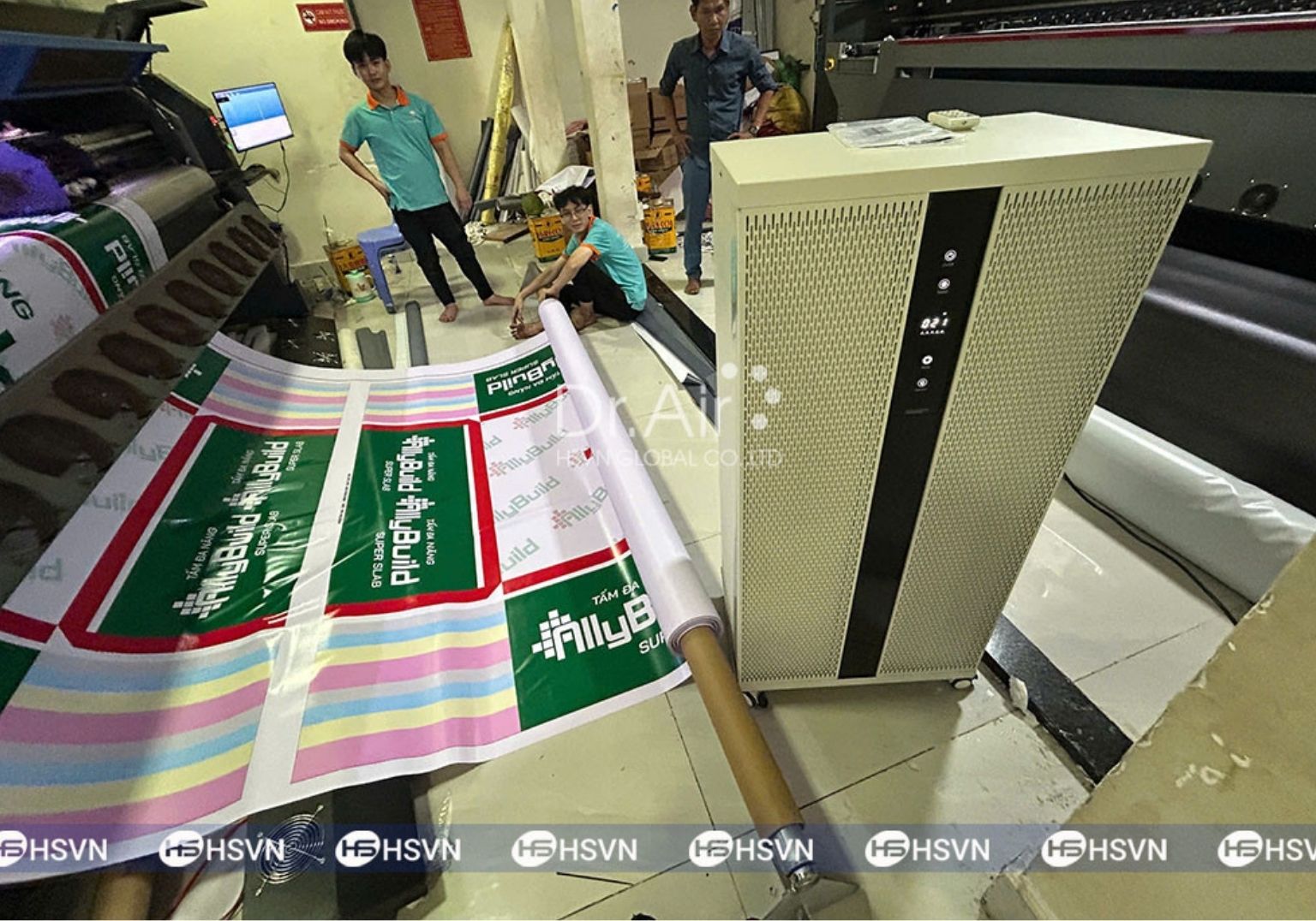 Một dự án máy lọc không khí nhà xưởng được triển khai như thế nào?