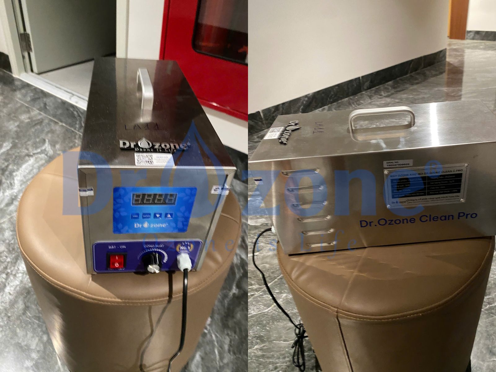 Dr.Ozone bàn giao 5 máy ozone khử mùi khách sạn Clean C3 PRO cho chuỗi khách sạn Lam Anh