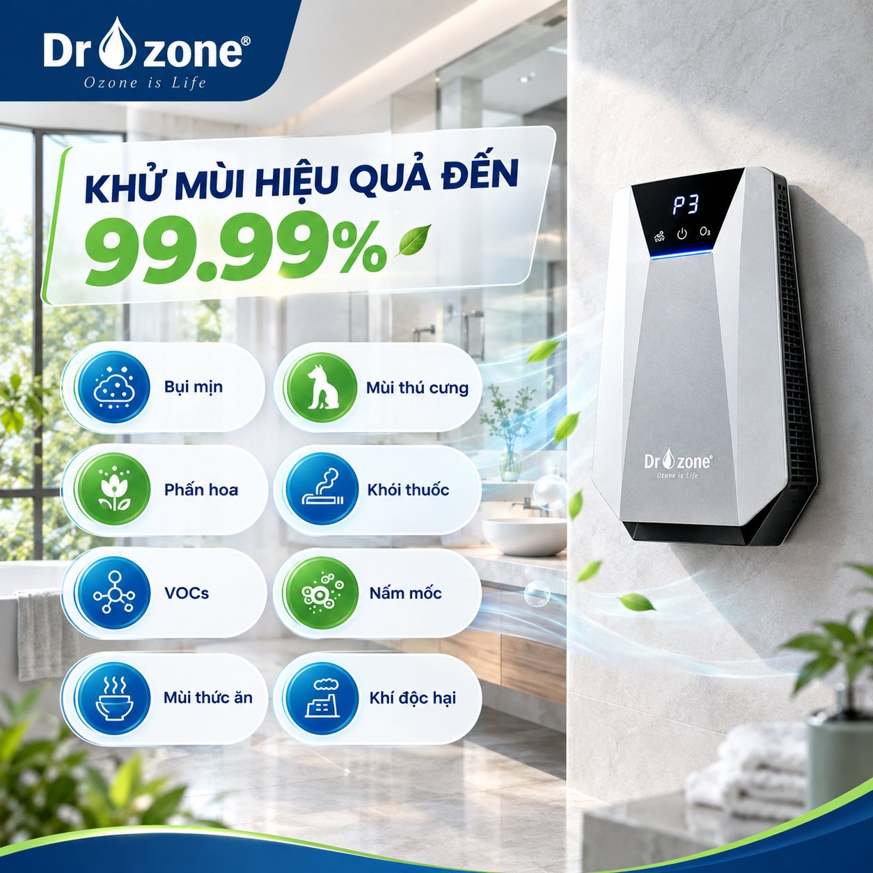 Máy khử mùi đa năng Dr.Ozone Go 5 7d703eca ade9 43f0 97d9 d501d6040b19