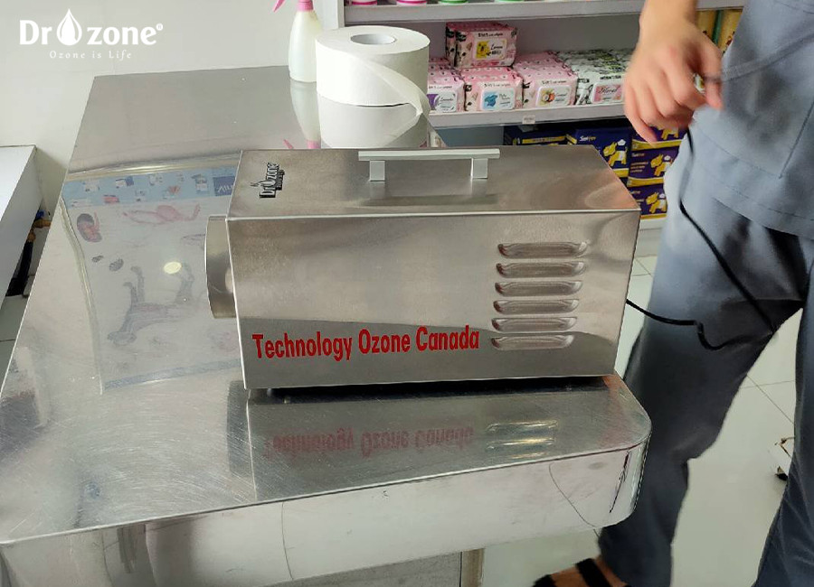 may ozone khu mui thu cung